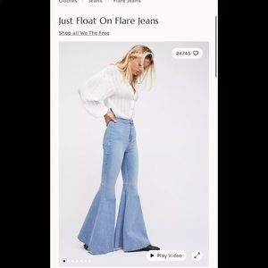 Just Float on Flare Jean from Free People